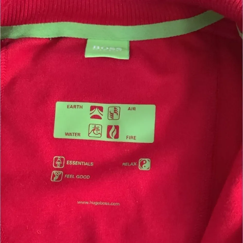 Hugo Boss Red Performance Track Sport Jacket Size L - Picture 10 of 14
